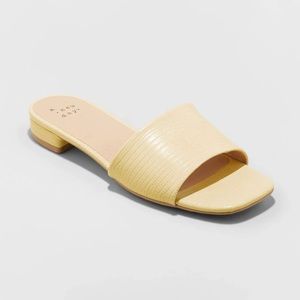 A New Day Shoes | A New Day Summer Dress Slide Sandals Yellow | Target Sandals
